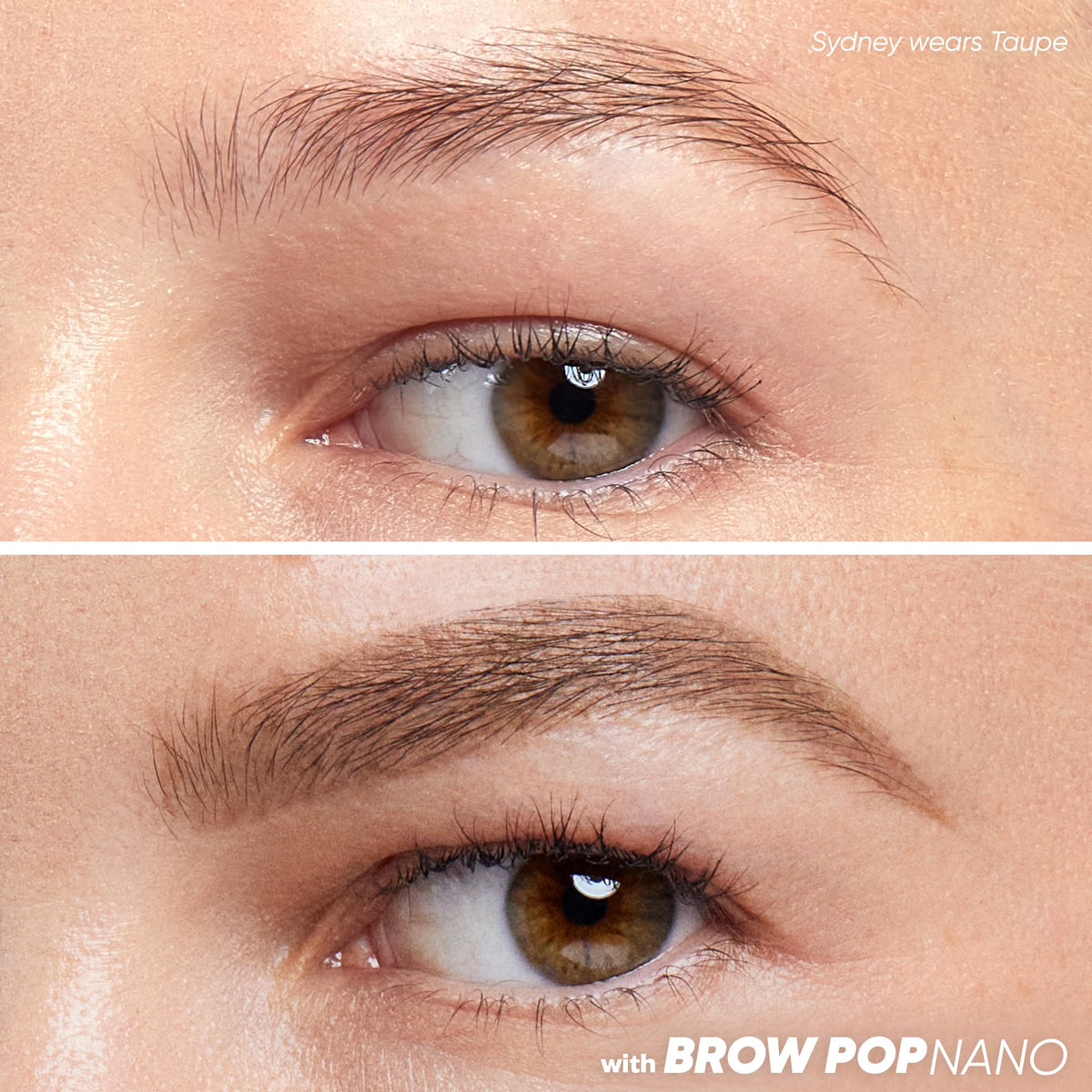 Kosas Brow Pop Nano Ultra-Fine 1mm Eyebrow Pencil with Spoolie, Taupe