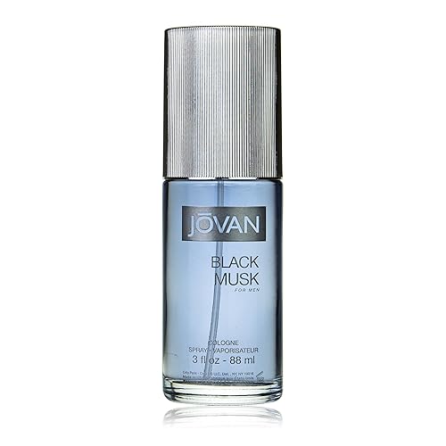Jovan Black Musk Eau De Cologne Spray for Men, Multicolor, 3 Fl Oz Beauty & Personal Care Jovan