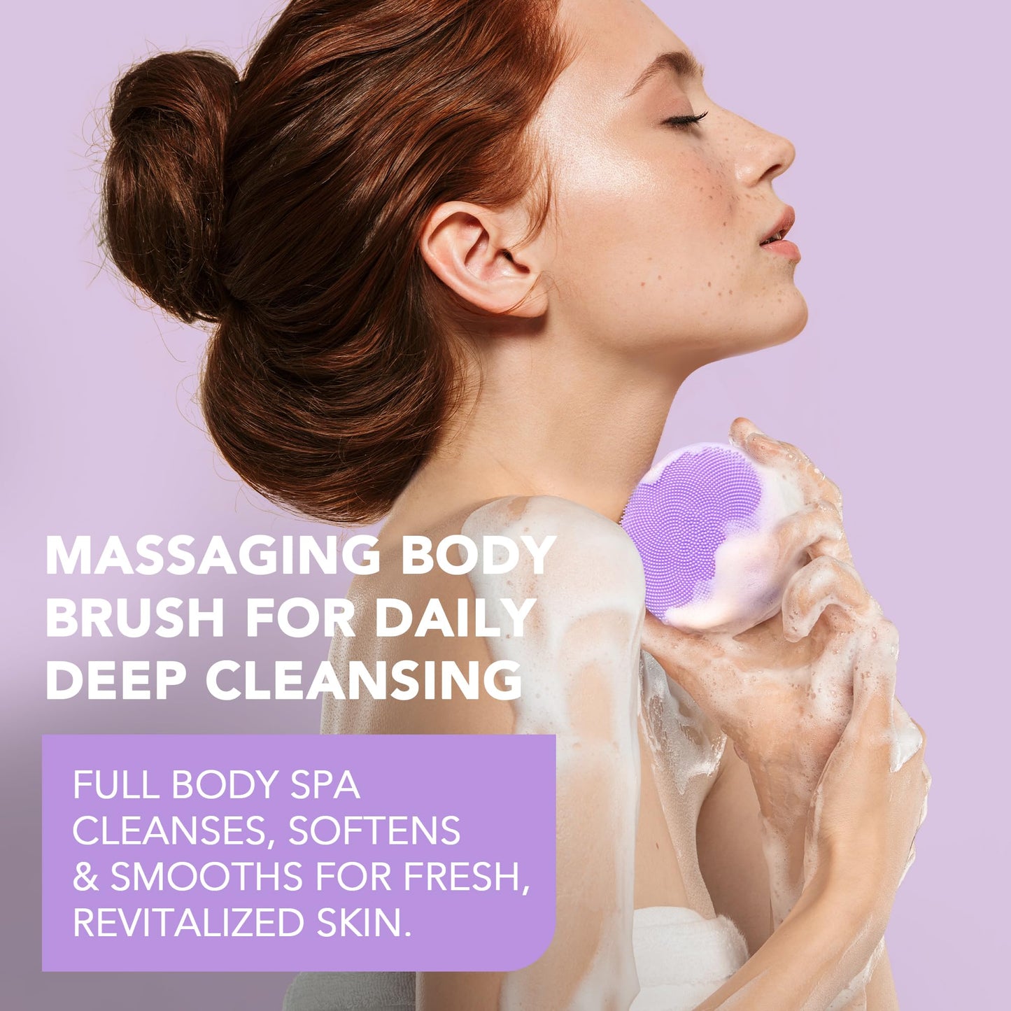 FOREO LUNA 4 body- Body Brush- Whole Body Skin Care - Exfoliating Body Scrubber- Enhances Absorption of Lotion Actives- Premium Lymphatic Drainage Beauty and Personal Care FOREO