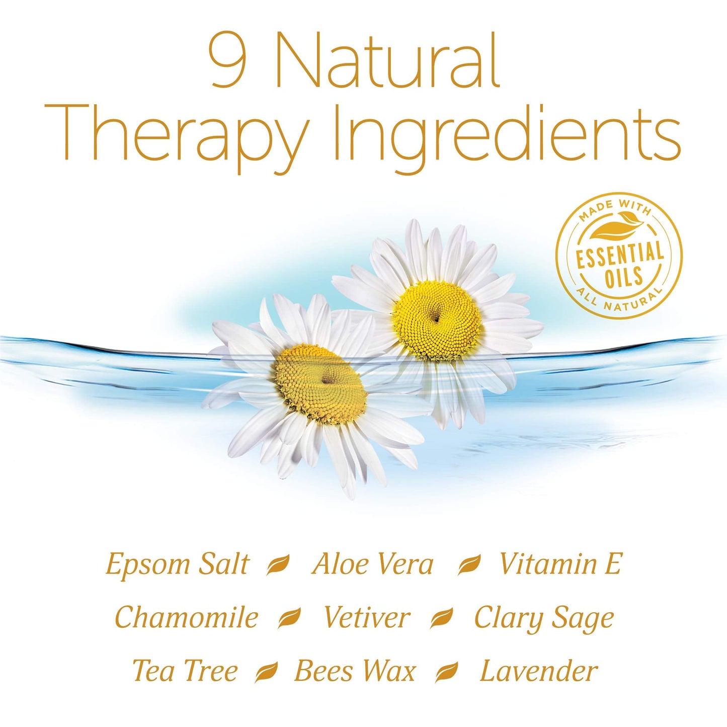 Epsoak Epsom Salt 2 lb. USP Magnesium Sulfate with Soothing + Calming Scent with Chamomile Resealable Epsom Salt Bag, Made in The USA, Cruelty-Free Beauty and Personal Care Epsoak