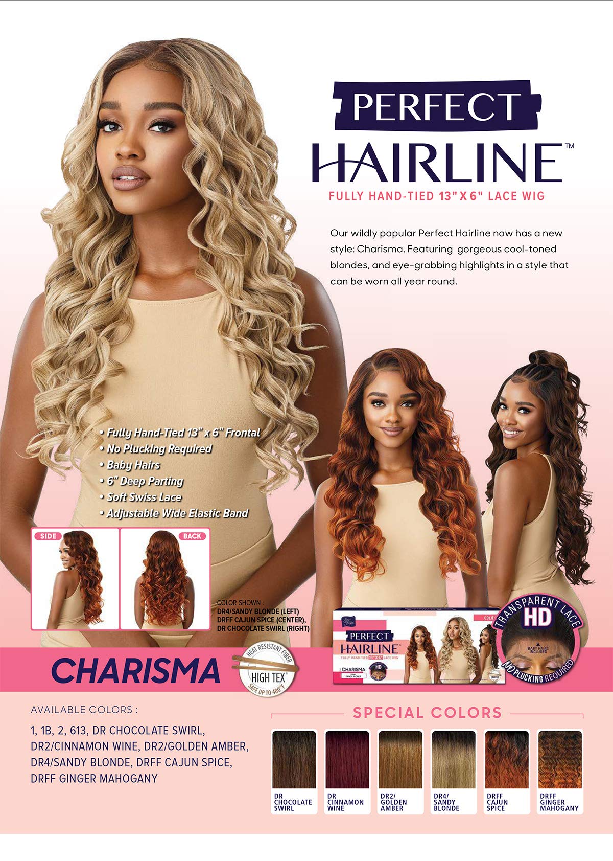 Outre HD Lace Front Wig Perfect Hairline Fully Hand-Tied 13X6 Lace Wig Charisma (613)