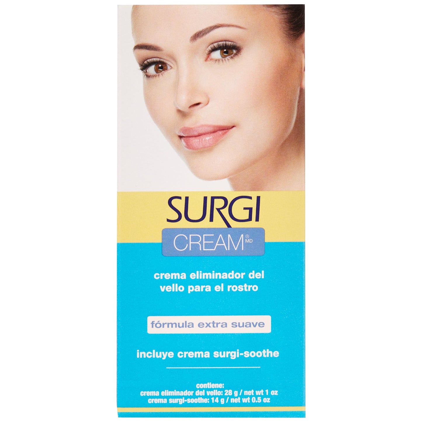 Surgiwax Facial Hair Removal Cream for Women - Depilatory Cream for Face, Neck, & Sensitive Skin, Professional Hair Remover, 1 oz Beauty & Personal Care Surgiwax