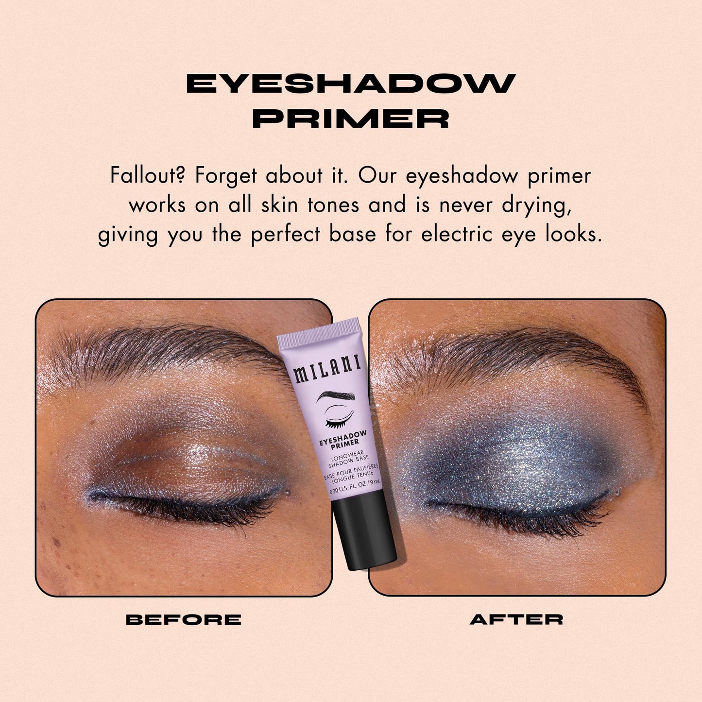 Milani Eyeshadow Primer - Nude (0.3 Fl. Oz.) Beauty & Personal Care Milani