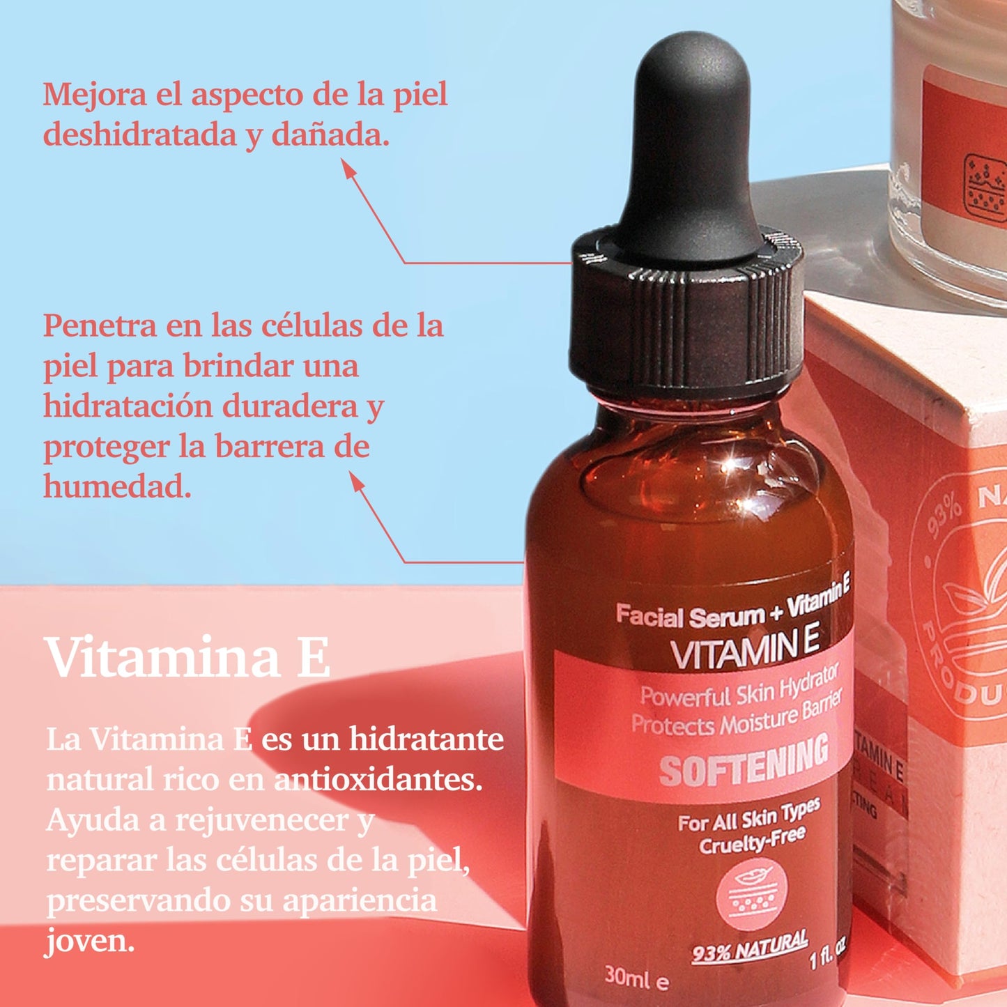 Purifect Softening Vitamin E Facial Serum for Dry Skin - Protects Moisture Barrier, Hydrating & Softening, Antioxidant Support, Enriched with Rose Beauty & Personal Care Purifect by Symphony Beauty