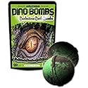 Kids Dino Bombs Dinosaur Bath Bombs - Fun XL Bathbombs for Kids - 5 Ounces Each - Kids Bath Fizzers - Turns Kids Bath Water Murky Green - 2 Pack Beauty & Personal Care The Bodacious Bath Co.