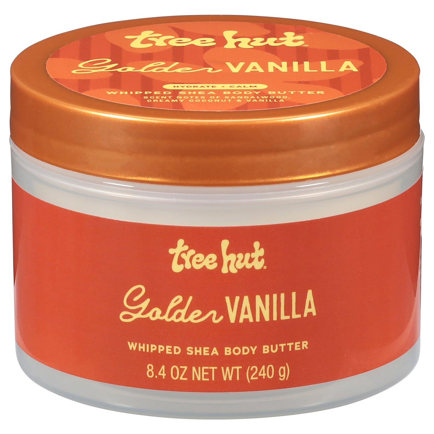 Tree Hut Golden Vanilla Whipped Shea Body Butter, Hydrating & Nourishing Body Lotion with Natural Oils, Moisturizer for Soft & Smooth Skin, 8.4 Oz Beauty & Personal Care Tree Hut