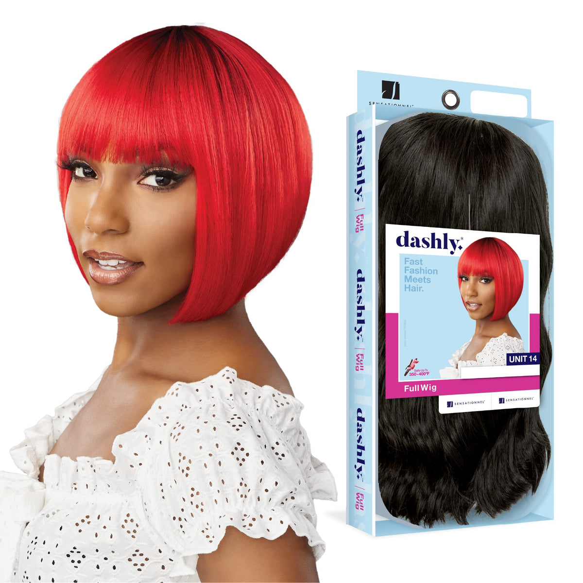 Sensationnel Dashly Wig-Unit 14, T2/RED