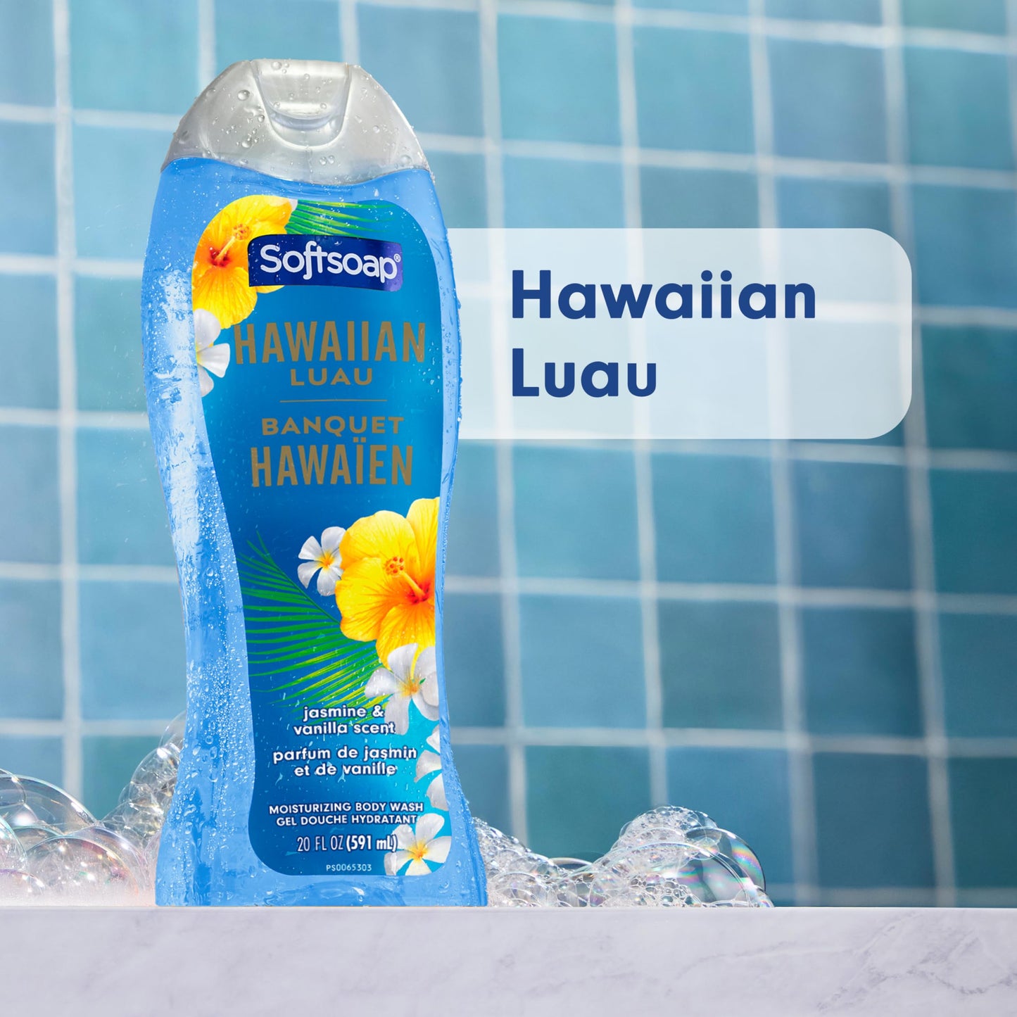 Softsoap Hawaiian Luau Moisturizing Body Wash, pH Balanced, Jasmine and Vanilla Scent, 20 fl oz Beauty & Personal Care Softsoap