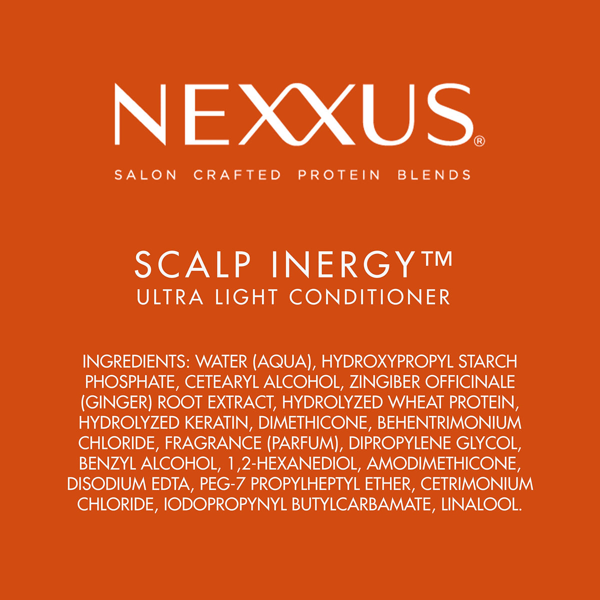 Nexxus Scalp Inergy Ultra-Light Conditioner Lightweight For Volume, Clarifying Conditioner 8.5 oz