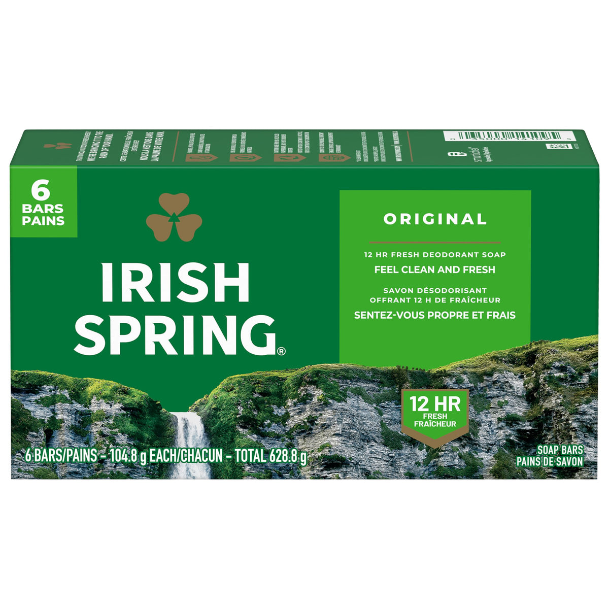Irish Spring Deodorant Soap Original 3.75 oz (6 Pack) Beauty & Personal Care Irish Spring