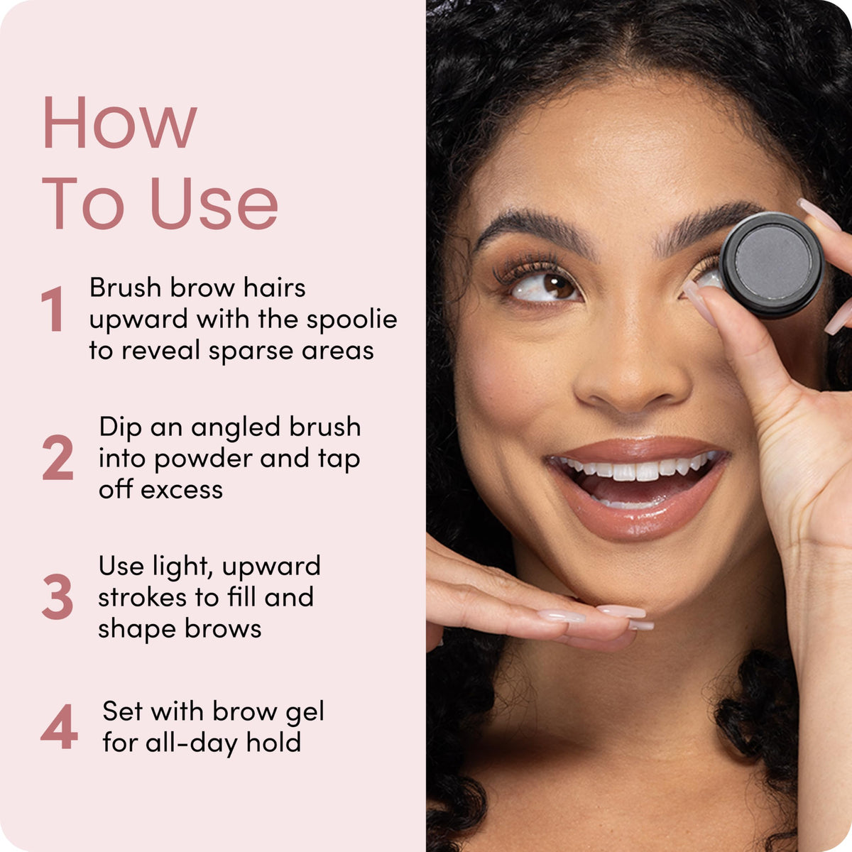 Billion Dollar Brows Eyebrow Powder Raven Black Pressed Velvet Filler