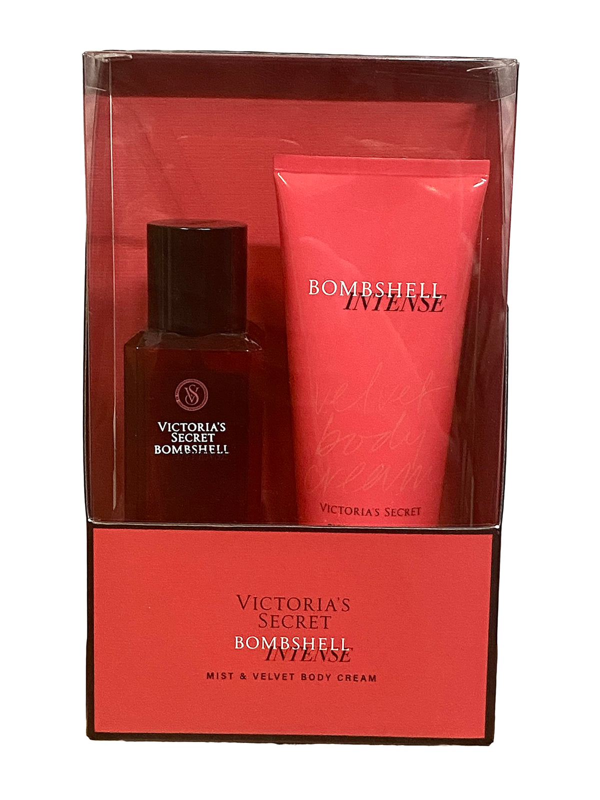 Victoria's Secret Gift Set Bombshell Intense 2 Piece Mist & Velvet Body Cream