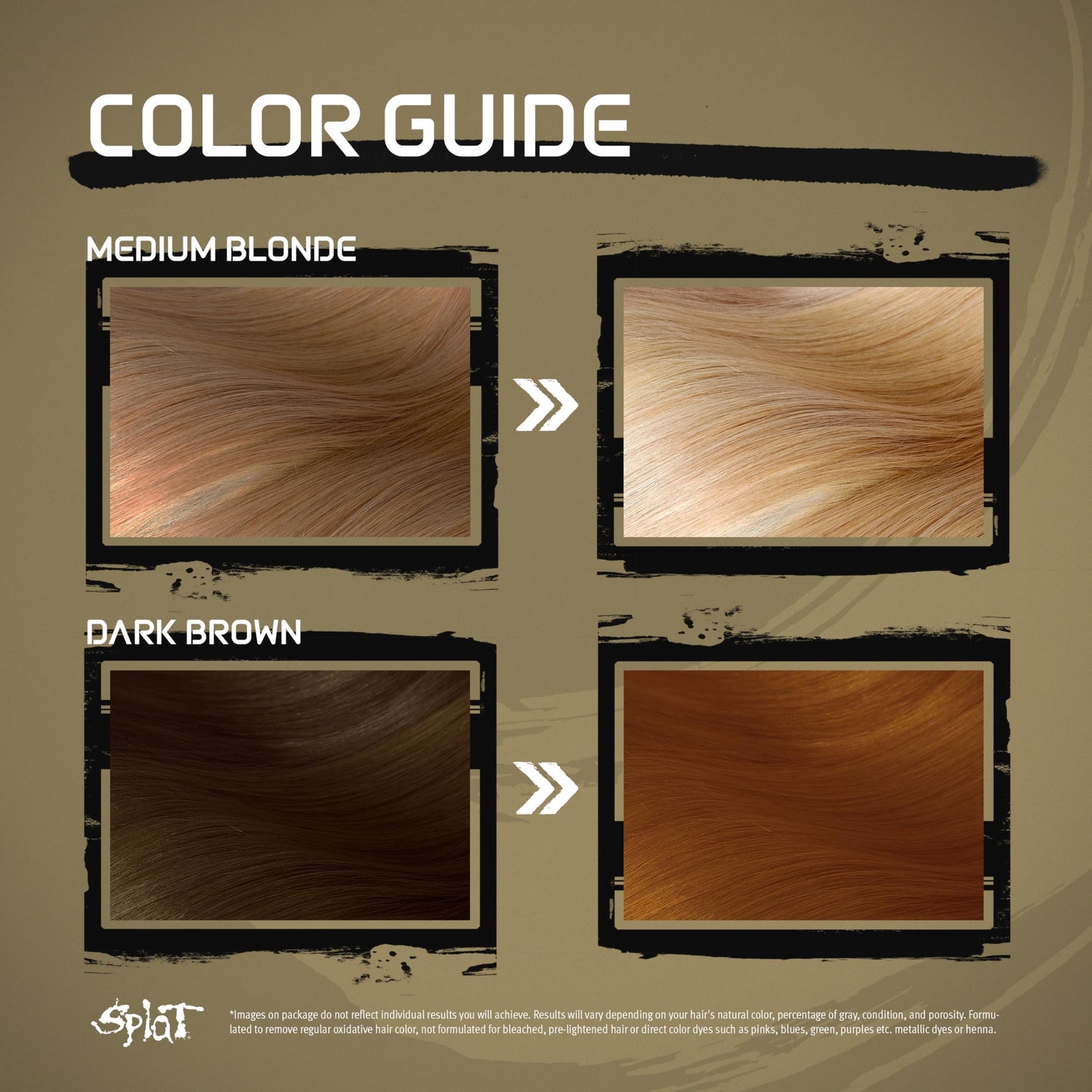 Splat Semi permanent Hair Color Kit inLightening Bleach Beauty & Personal Care Splat