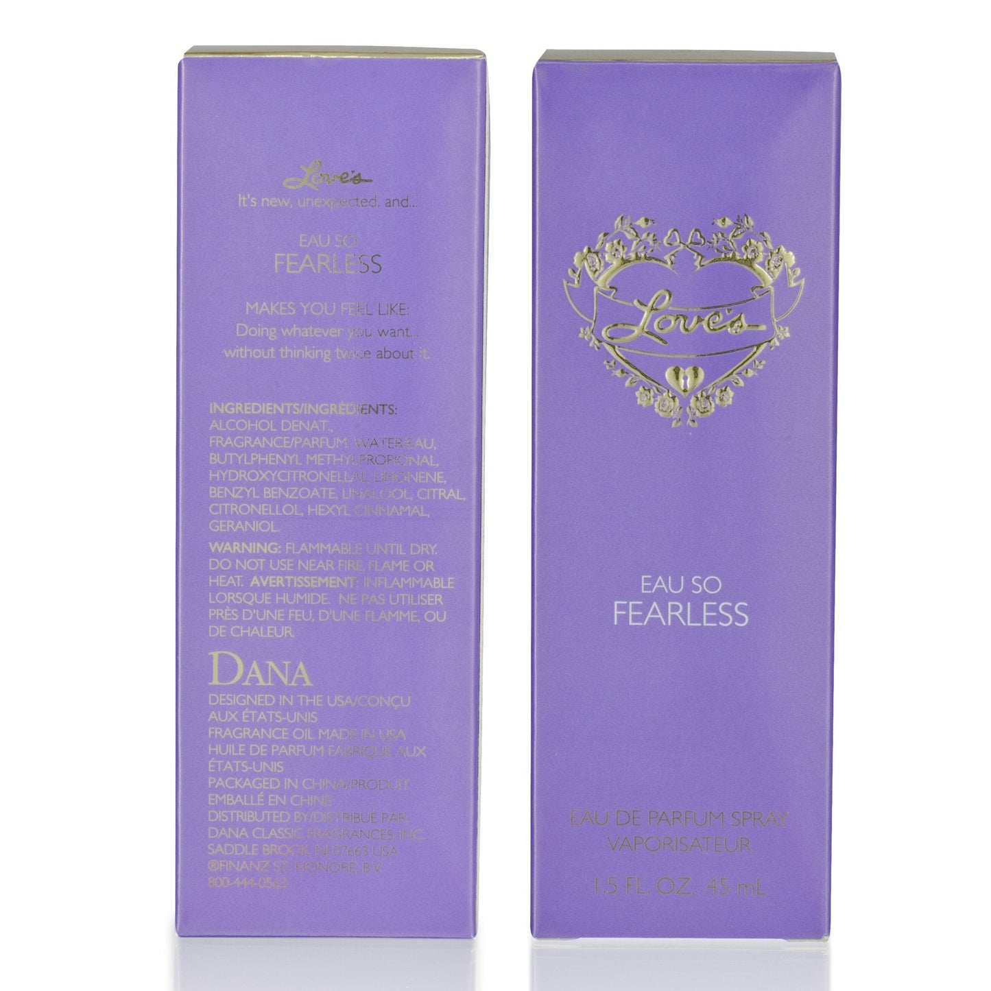 Love's Eau So Fearless by Dana Eau De Parfum Spray 1.5 oz for Women Beauty & Personal Care Dana