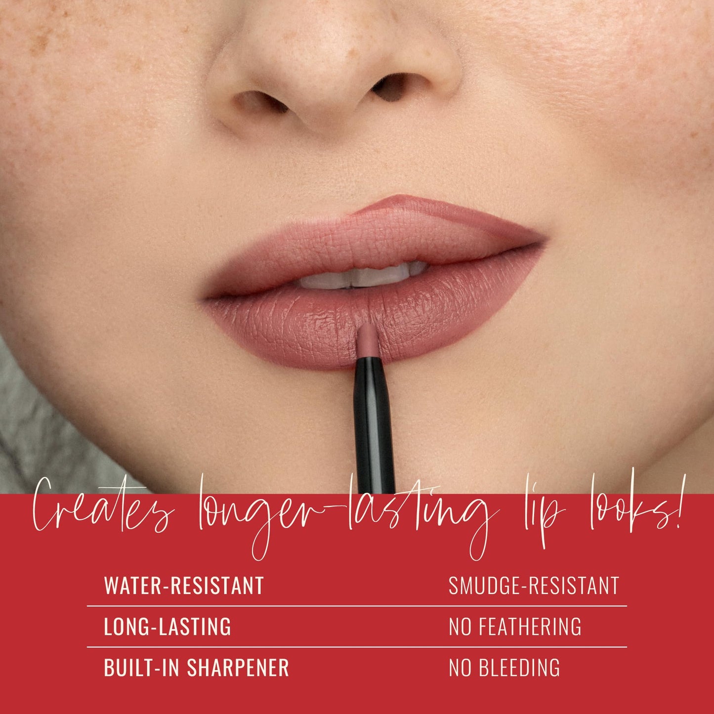 Runway Rogue Designer Liner Lip Pencil, Matte Soft Mocha Lip Liner Pencil and Lip Liner Sharpener, ‘Trendsetter’ Beauty & Personal Care Runway Rogue