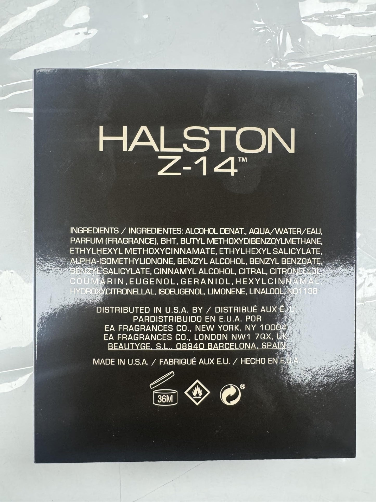 Halston Z-14 Natural Spray Cologne 125ml. 4.2 FL.OZ. Beauty & Personal Care Chunkaew