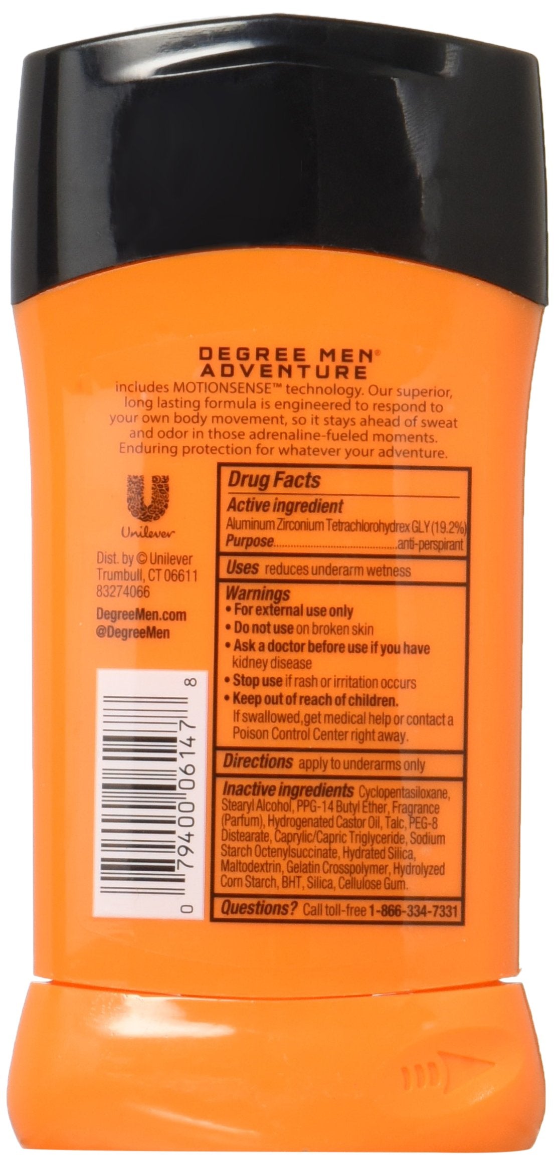 Degree Men MotionSense Antiperspirant Deodorant Adventure 2.7 oz Beauty and Personal Care Degree
