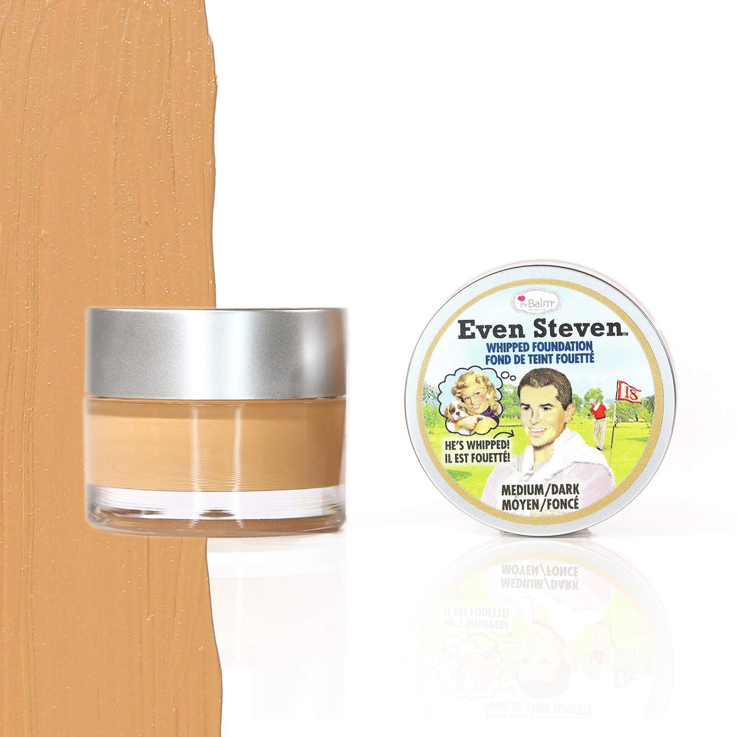 Even Steven Whipped Foundation, Ultra-Pigmented Formula, Medium Dark, Natural Matte Finish Beauty & Personal Care theBalm
