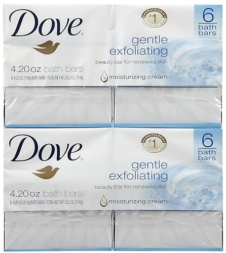 Dove Beauty Bar - Gentle Exfoliating - 4 oz - 6 ct - 2 pk Beauty & Personal Care Dove