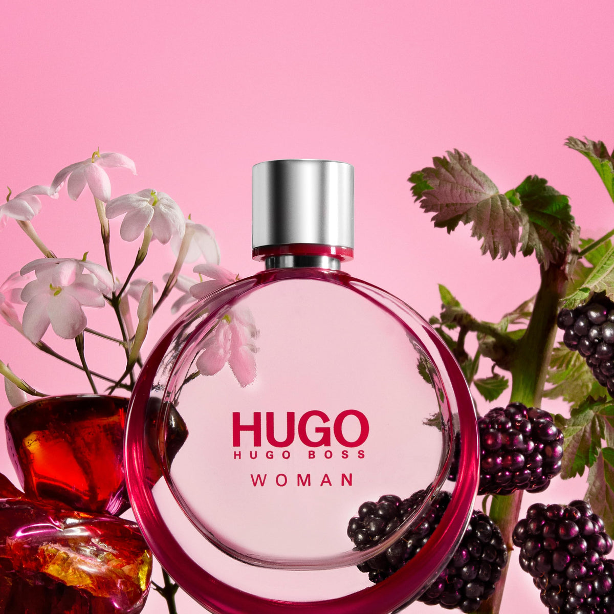 Hugo Boss HUGO Woman Eau de Parfum - Women's Floral Perfume - With Notes of Boysenberry, Black Tea, Jasmine & Amber - Luxury Perfumes for Women - Long Beauty & Personal Care Hugo Boss