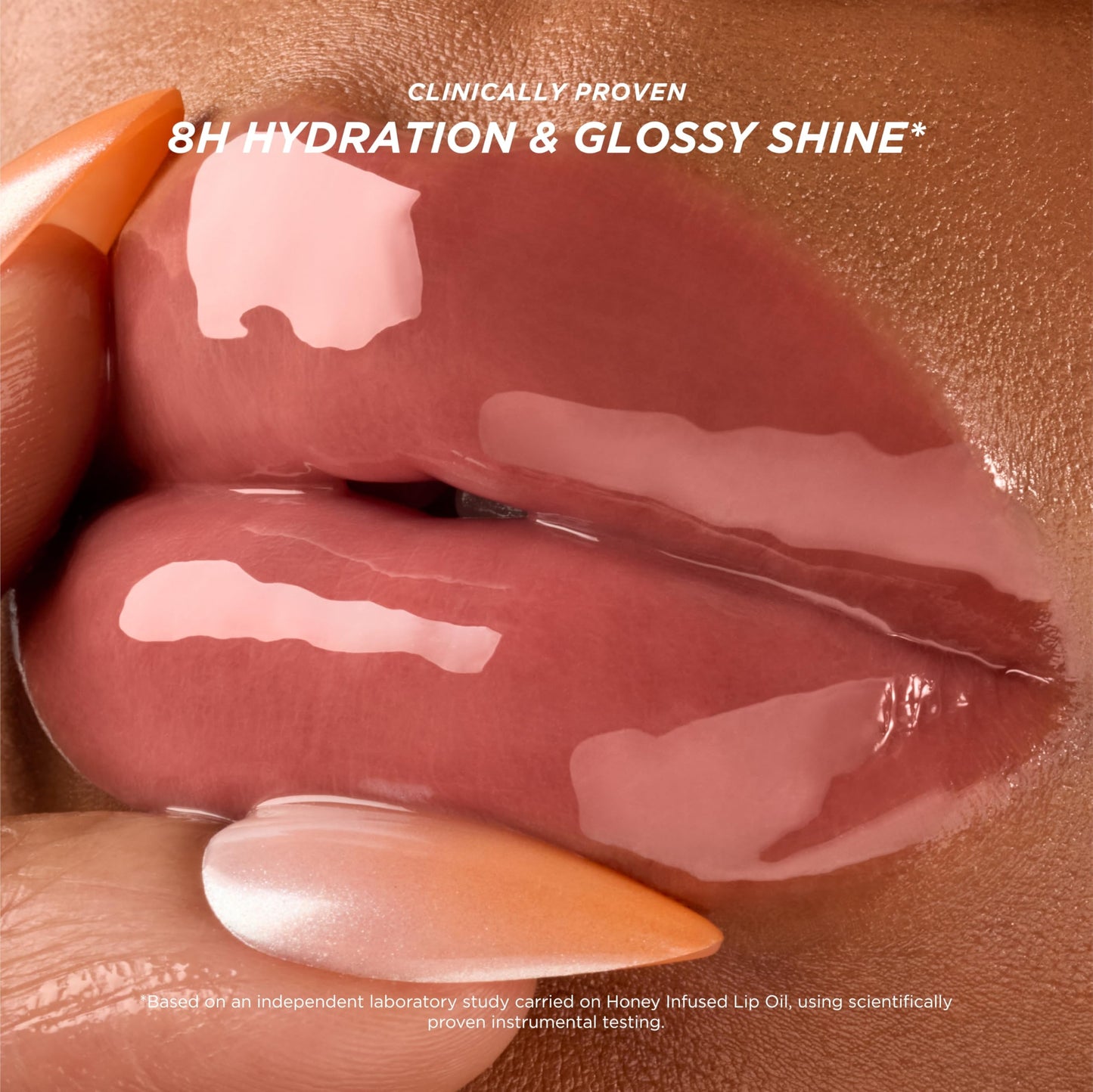 Gisou Honey Infused Lip Oil - Hydrating & Glossy Lip Oil with Mirsalehi Honey & Jojoba Seed Oil, Non-Sticky Shine, Bee-lini Peach, 0.27 Fl Oz Beauty and Personal Care Gisou