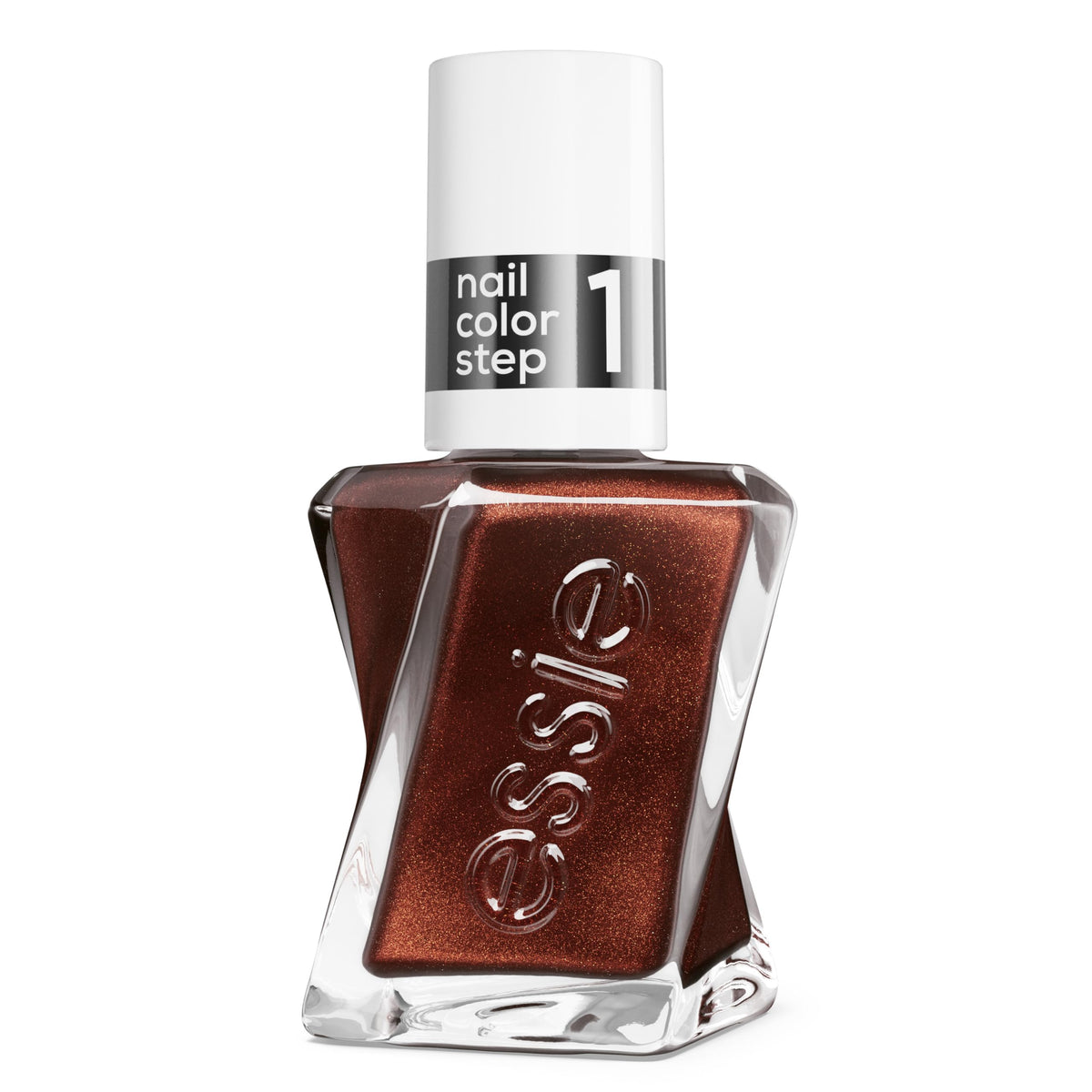 essie gel couture, Long-Lasting Nail Polish, Liquid Diamonds, Bronze Pearl Brown Nail Polish, Marquise Please, 0.46 fl oz