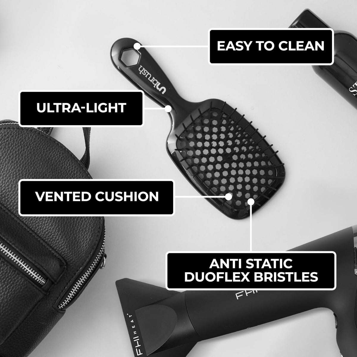 FHI Heat UNbrush Detangling Brush for Wet & Dry Hair