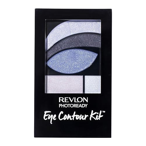 REVLON PhotoReady Eye Contour Kit, Eyeshadow Palette with 5 Wet/Dry Shades & Double-Ended Brush Applicator, Avant Garde (525), 0.1oz Beauty & Personal Care REVLON