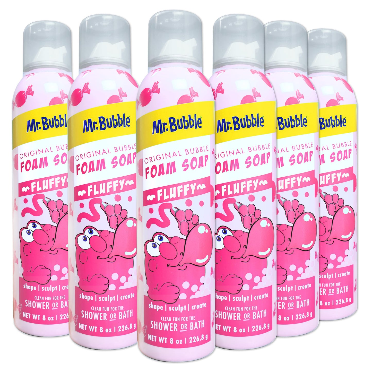 Mr. Bubble Original Foam Soap, Bubblegum Scent, 8 OZ, pack of 6 Beauty and Personal Care Mr. Bubble