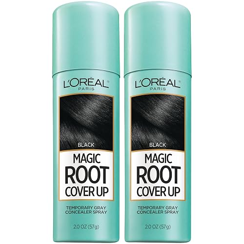 L'Oreal Paris Magic Root Cover Up Gray Hair Spray, 100% Gray Hair Coverage with Buildable, Lightweight, Transfer-Resistant, and Temporary Formula Beauty & Personal Care L'Oreal Paris