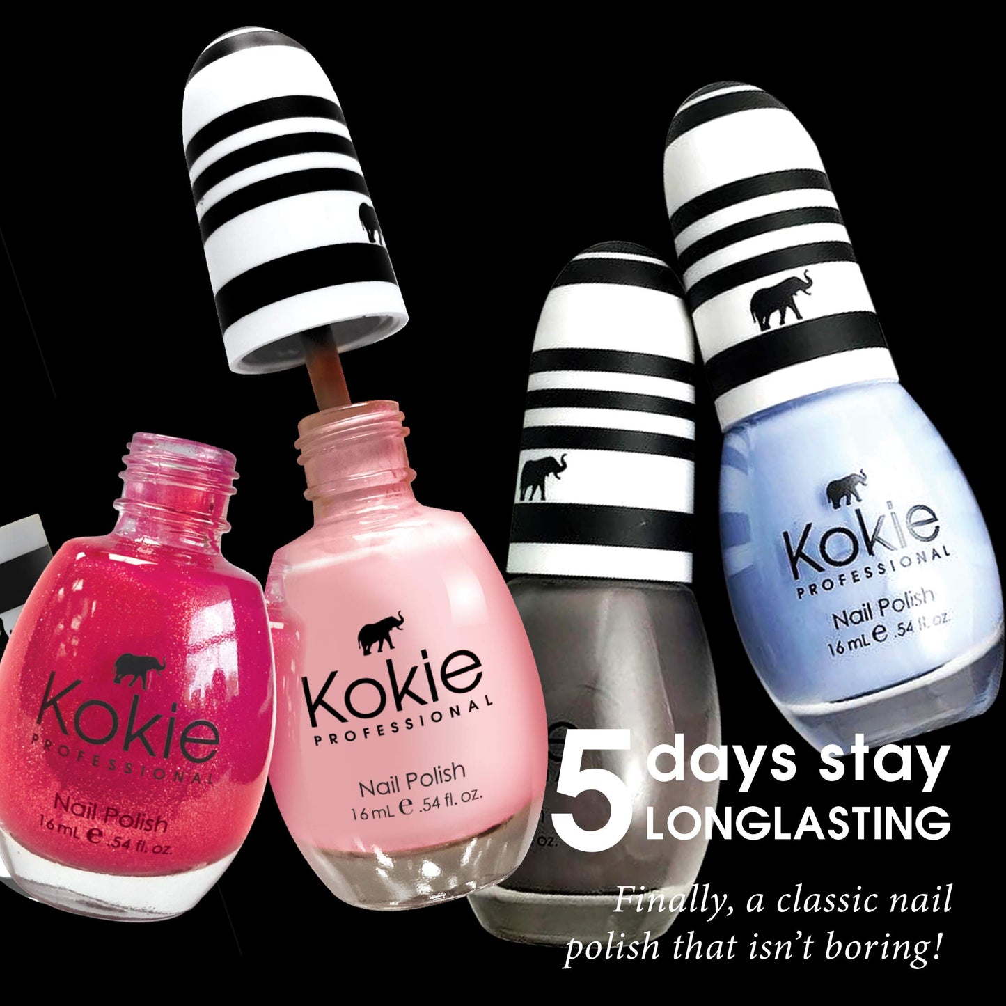 Kokie Professional Nail Polish, 0.54 Fl Oz (Atlantis at Last) Beauty & Personal Care Kokie