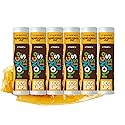 LIP BALM Mongo Kiss 6-Pack (6 tubes) Vanilla Honey by Eco Lips 100% Organic Beeswax & Cocoa Butter Lip Care with Organic Mongongo Oil - Soothe Beauty & Personal Care Eco Lips