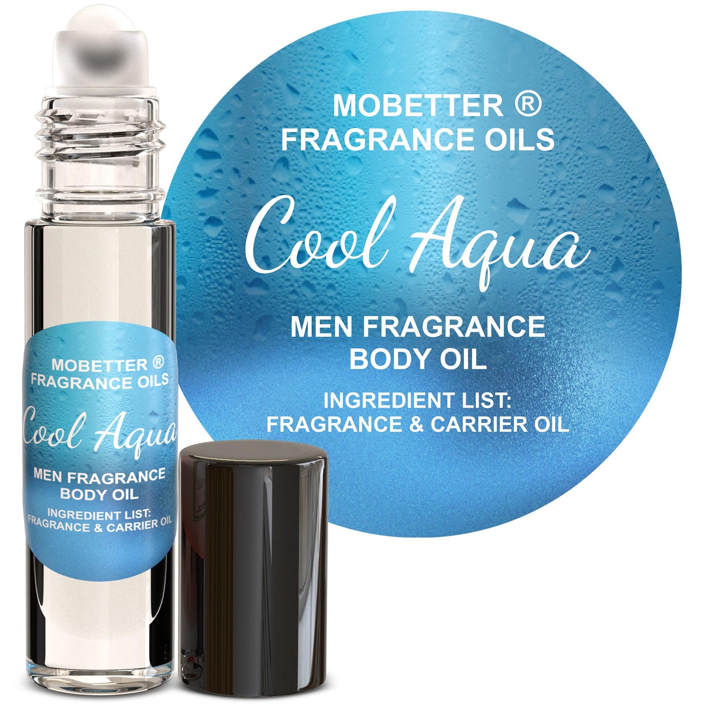 MOBETTER FRAGRANCE OILS Cool Aqua Men Fragrance Body Oil Beauty & Personal Care MOBETTER FRAGRANCE OILS