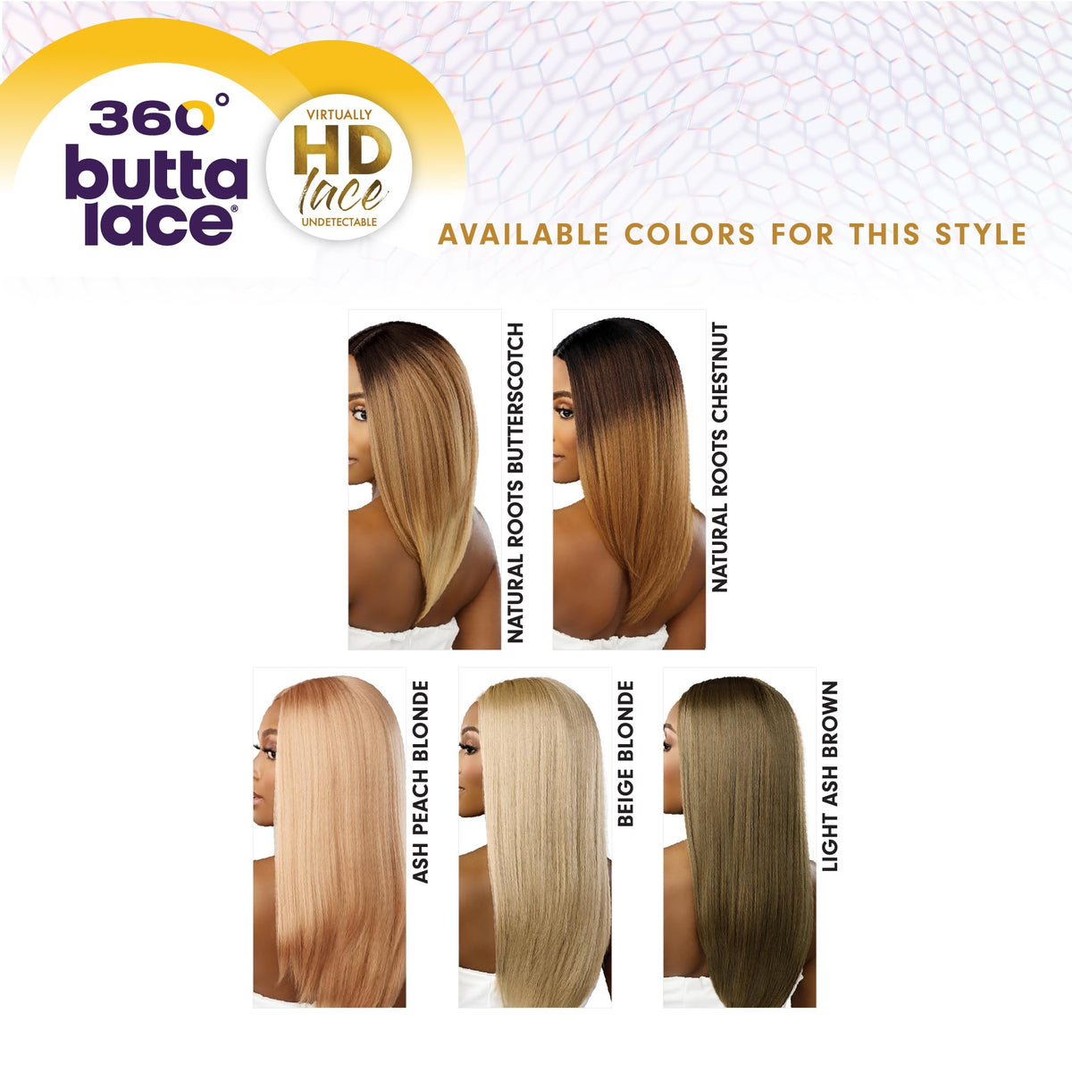 Sensationnel Butta 360 LaceWig-Unit 12, NATURALROOTSBUTTERSCOTCH