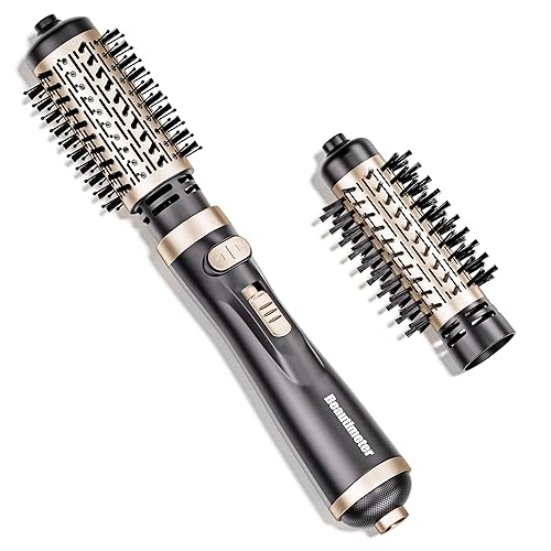 Beautimeter Hair Dryer Brush 3-in-1 Hair Styler, Rotating Blow Dryer Brush with 2-Inch and 1.5-Inch Brushes Beauty & Personal Care Beautimeter