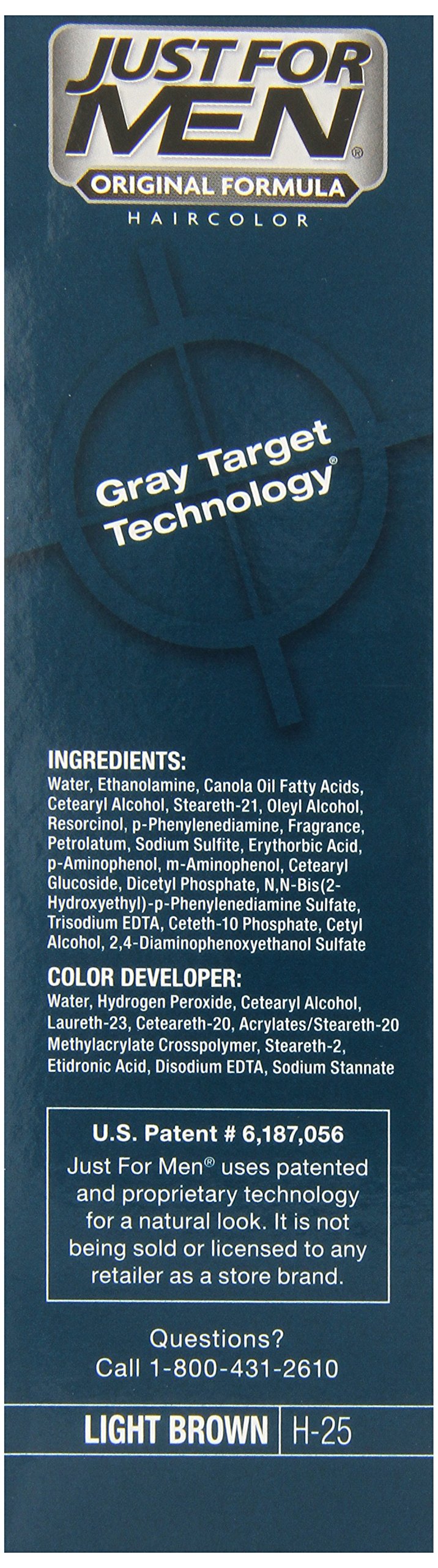 Just For Men Original Formula Men's Hair Color, Light Brown Beauty & Personal Care Just for Men