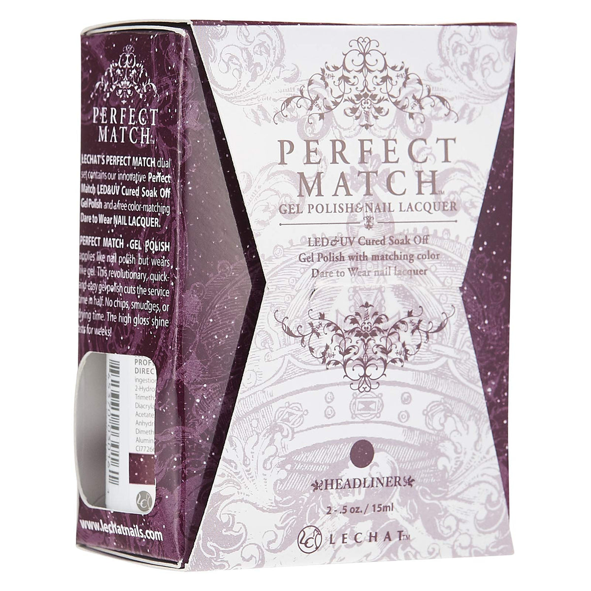 LeChat Perfect Match Gel Polish, Headliner, 0.5 Ounce (PMS160)