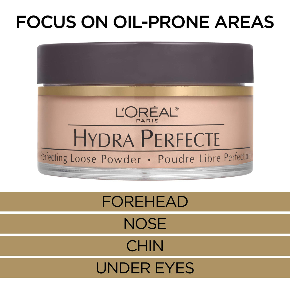 L’Oréal Paris Hydra Perfecte Perfecting Loose Face Powder, Minimizes Pores & Perfects Skin, Sets Makeup, Long-lasting, with Moisturizers to Nourish