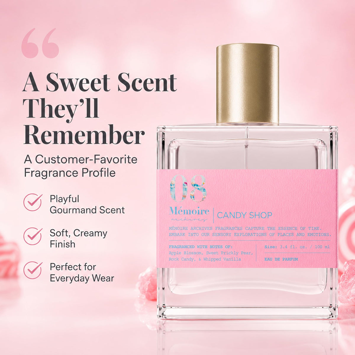 Memoire Archives Candy Shop Eau de Parfum, 3.4 fl oz