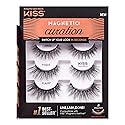 KISS Magnetic Curation False Eyelashes, 3 Pair with 5 Double Strength Magnets, Wind Resistant, Dermatologist Tested, Last Up To 16 Hours, Reusable Up… Beauty & Personal Care KISS
