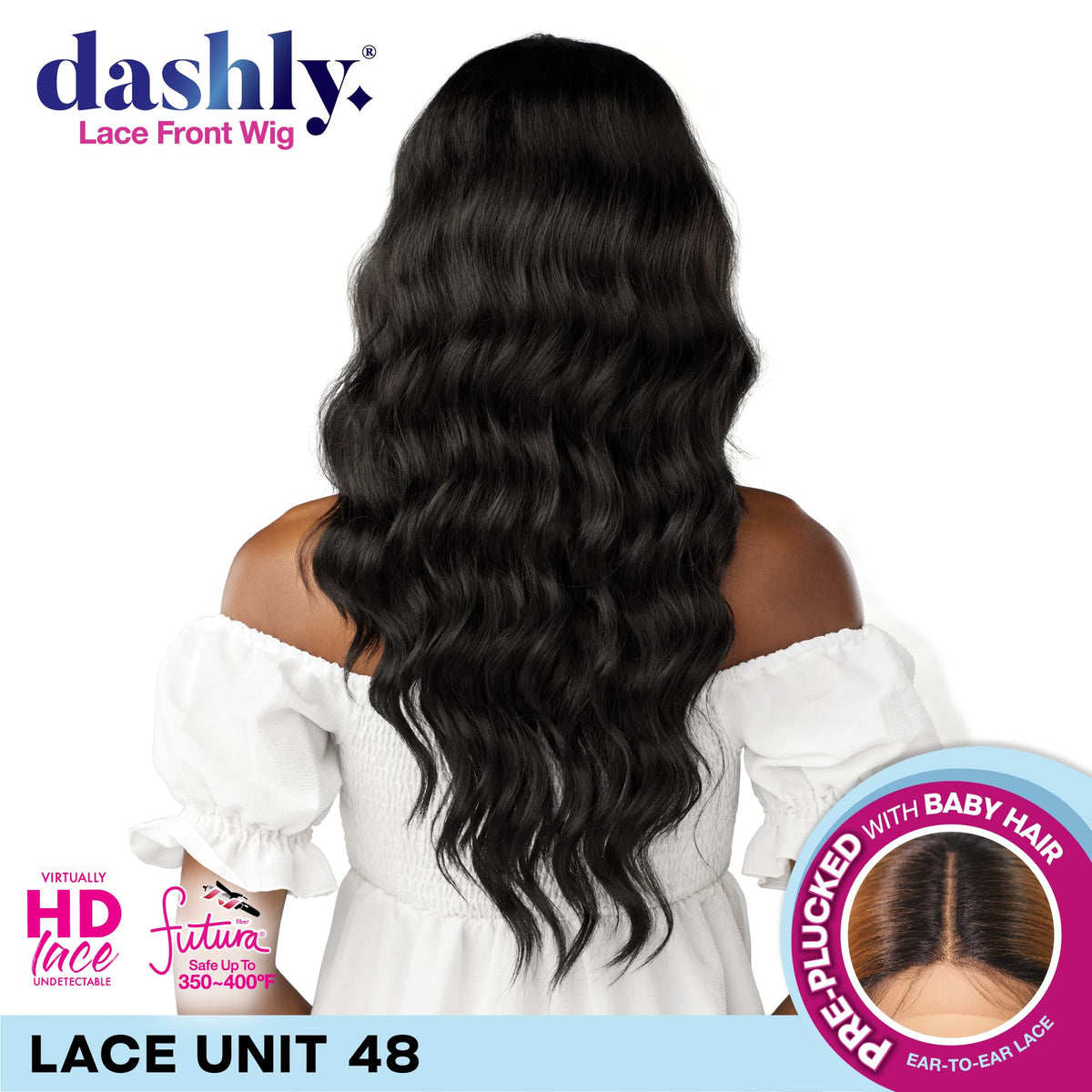 Sensationnel Dashly Lace Front Wig-Unit 48, 2 DARKBROWN