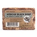By Natures 100% Natural African Black Soap With Black Castor Oil 3.5 Oz (Pack of 1) Beauty & Personal Care By Natures