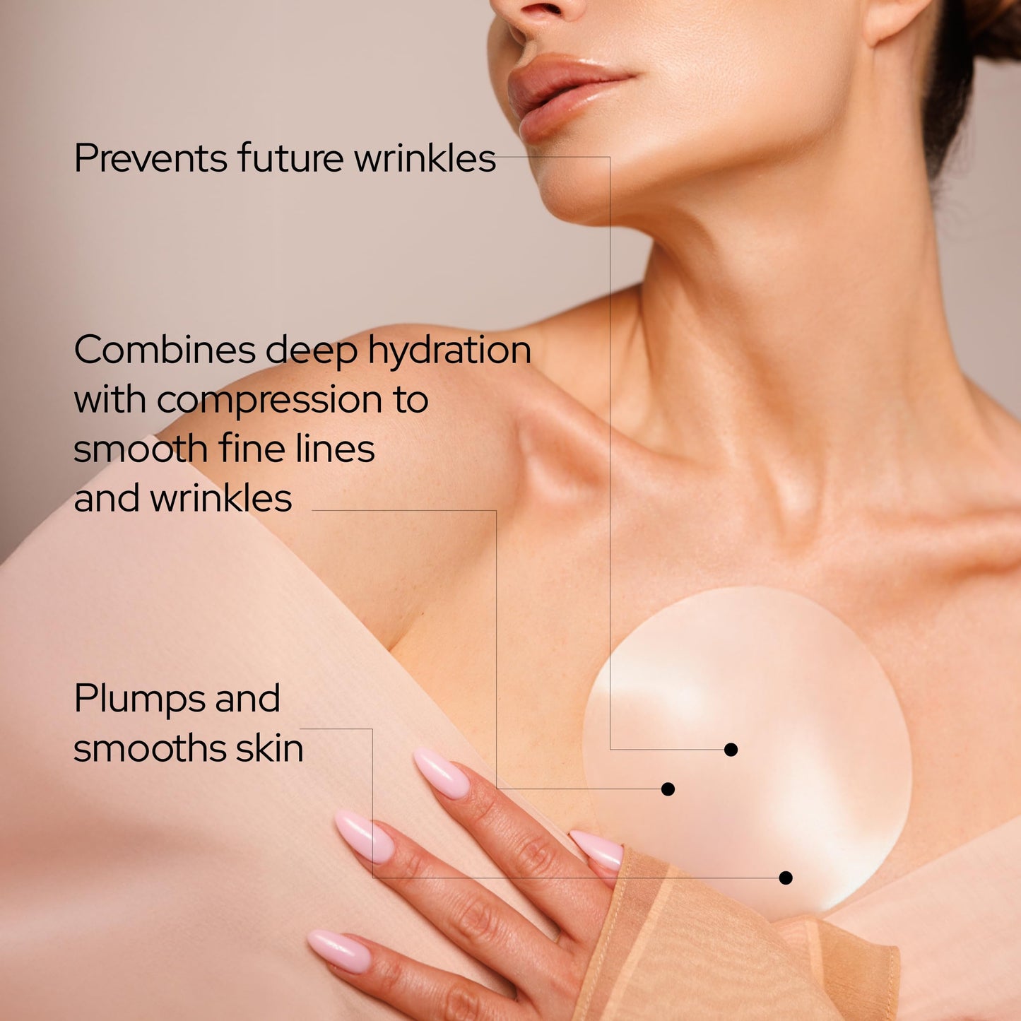 SiO Beauty ChestLift - Wrinkle-Smoothing, Medical-Grade Silicone Patches for Chest Fine Lines - Reusable Up to 10x - Cruelty-Free Beauty & Personal Care SiO