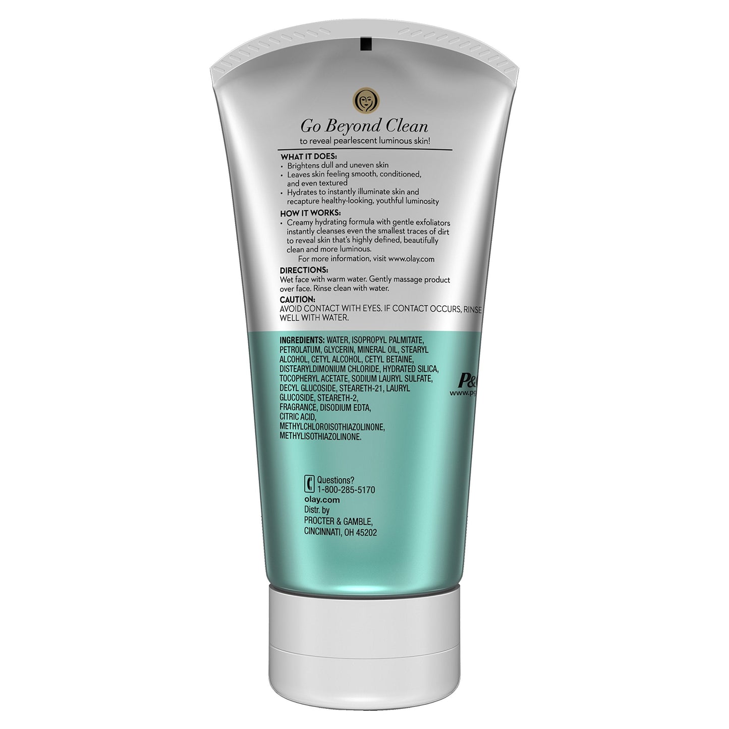 Facial Cleanser by Olay Luminous Brightening Cream Face Cleanser, 5.0 Fluid Ounce Packaging may Vary Beauty & Personal Care Olay