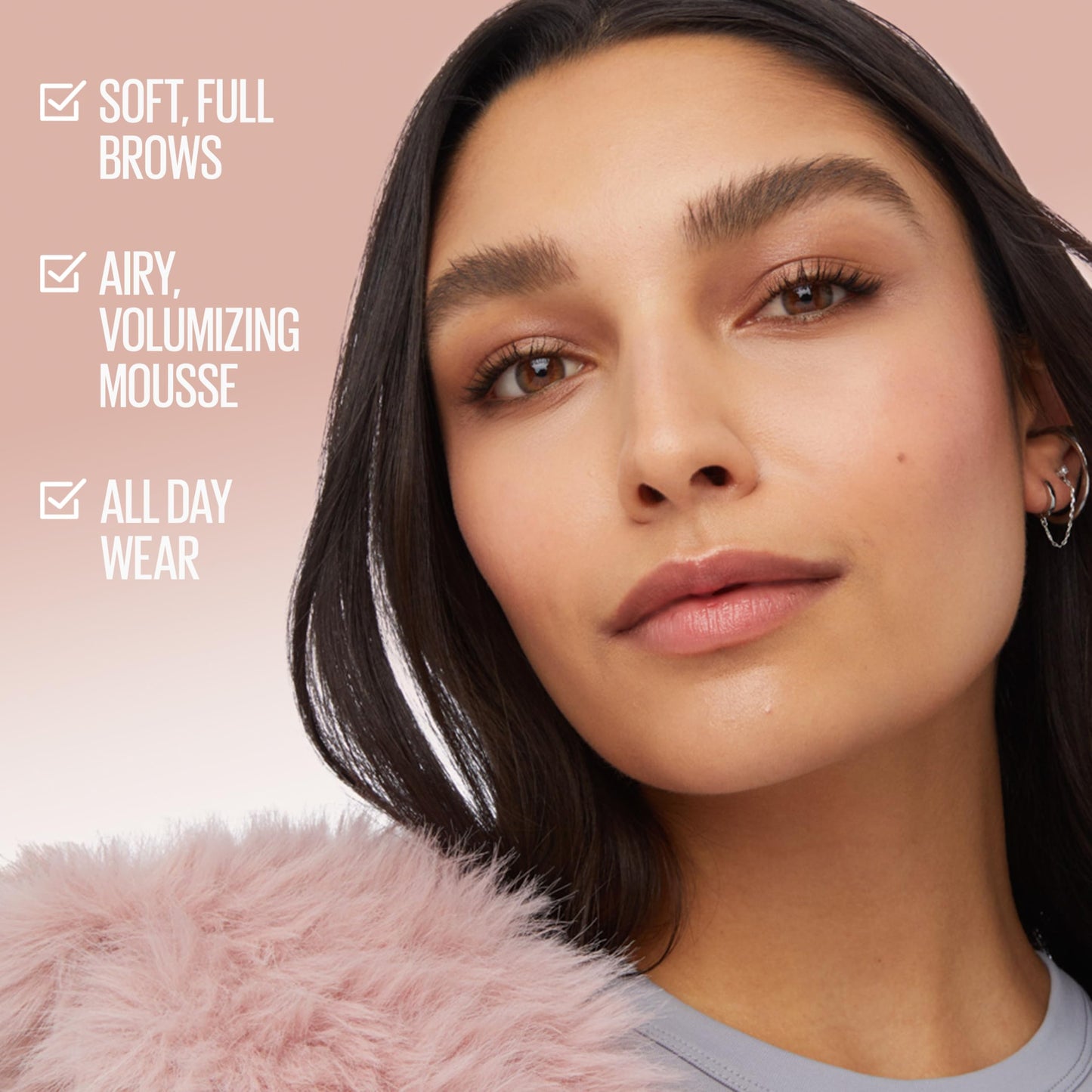 Maybelline Superfluff Volumizing Brow Mousse, All Day Tinted Brow Gel For Soft Full Brows, Soft Brown, 1 Count Beauty & Personal Care MAYBELLINE