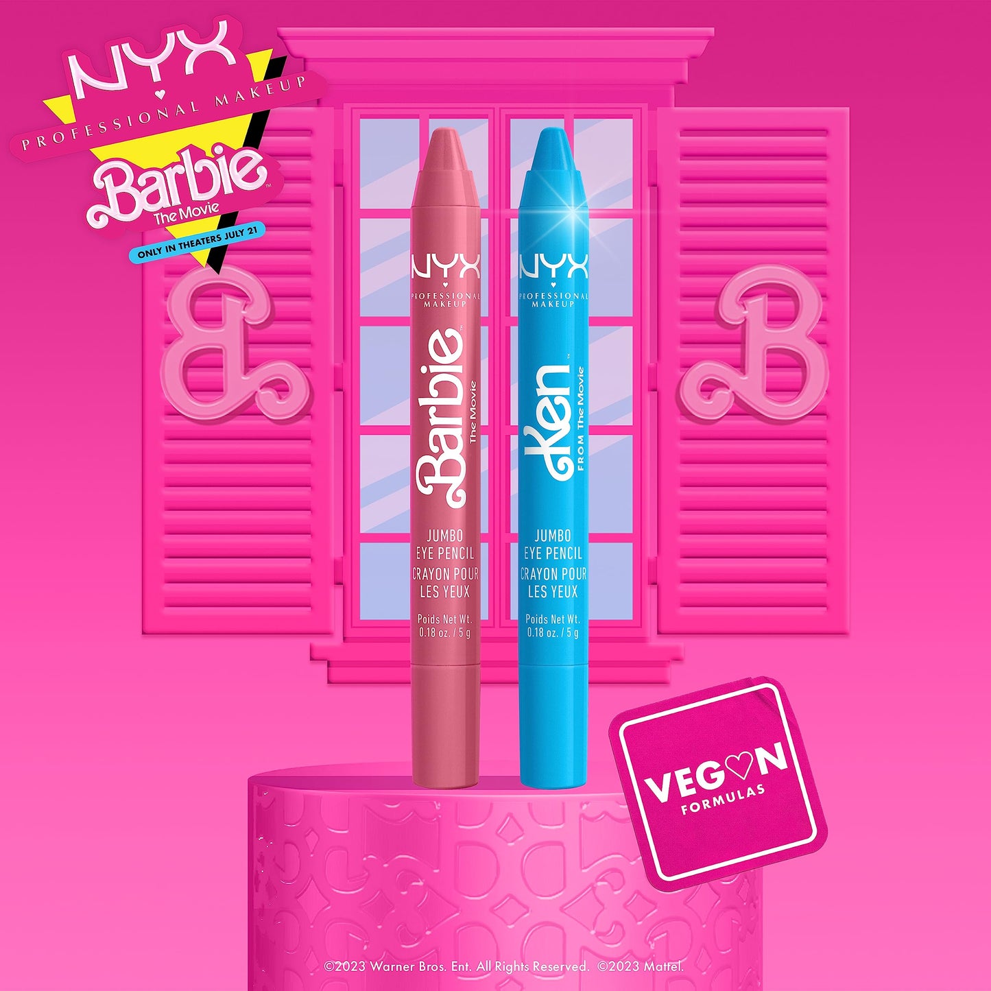 NYX PROFESSIONAL MAKEUP BARBIE, Jumbo Eye Pencil Kit Beauty & Personal Care NYX PROFESSIONAL MAKEUP