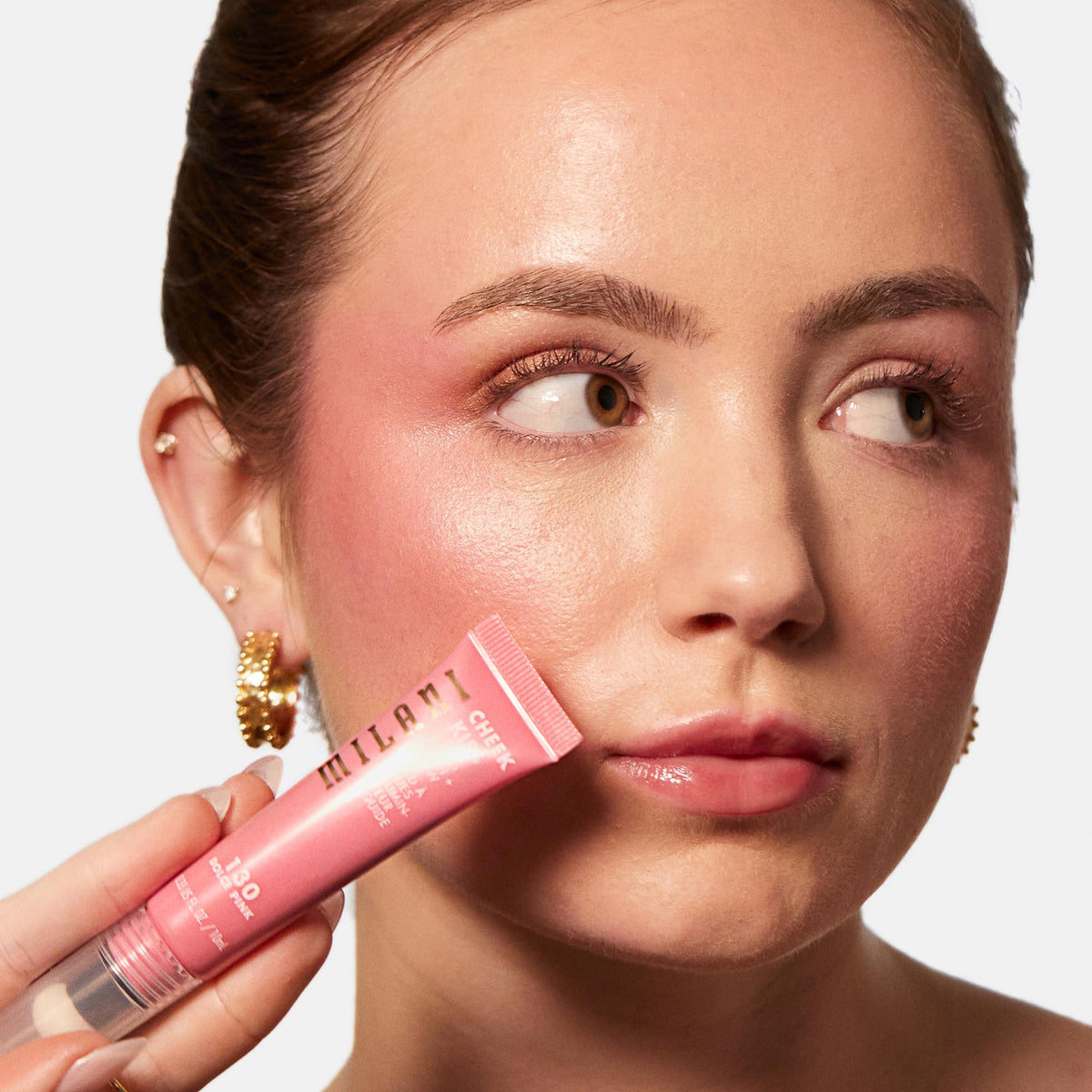 Milani Cheek Kiss Blush + Glow, Liquid Blush and Highlighter - Dolce Pink