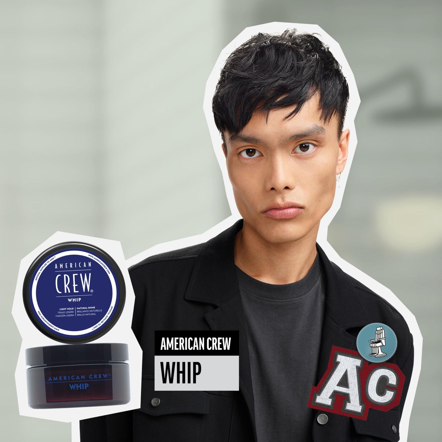 American Crew Men's Whip Styling Cream, Like Hair Gel with Light Hold & Natural Shine, 3 oz Beauty & Personal Care AMERICAN CREW