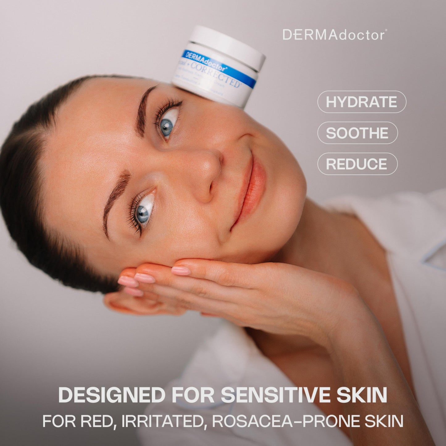 DERMAdoctor Hyaluronic Acid Moisturizer, Hydrating Moisturizer Face Cream Delivering Redness Relief For Face And Soothing Hydration with Squalane Beauty & Personal Care DERMAdoctor