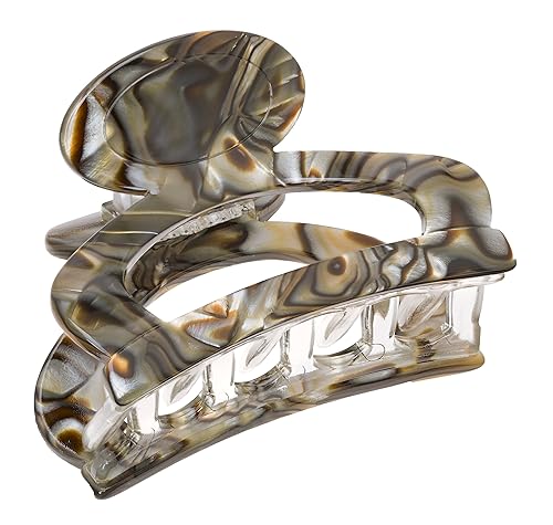 France Luxe Oval Cutout Claw Clip - Onyx Beauty & Personal Care France Luxe